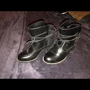 Black boots